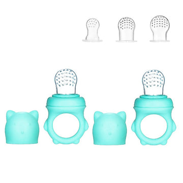 Set 2 suzete pentru fructe, 3 luni+, diverse culori, silicon+PP